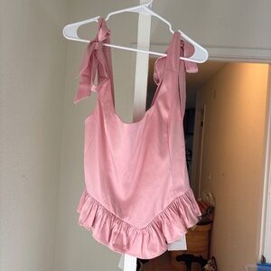 More to come pink sleeveless top new with tags medium